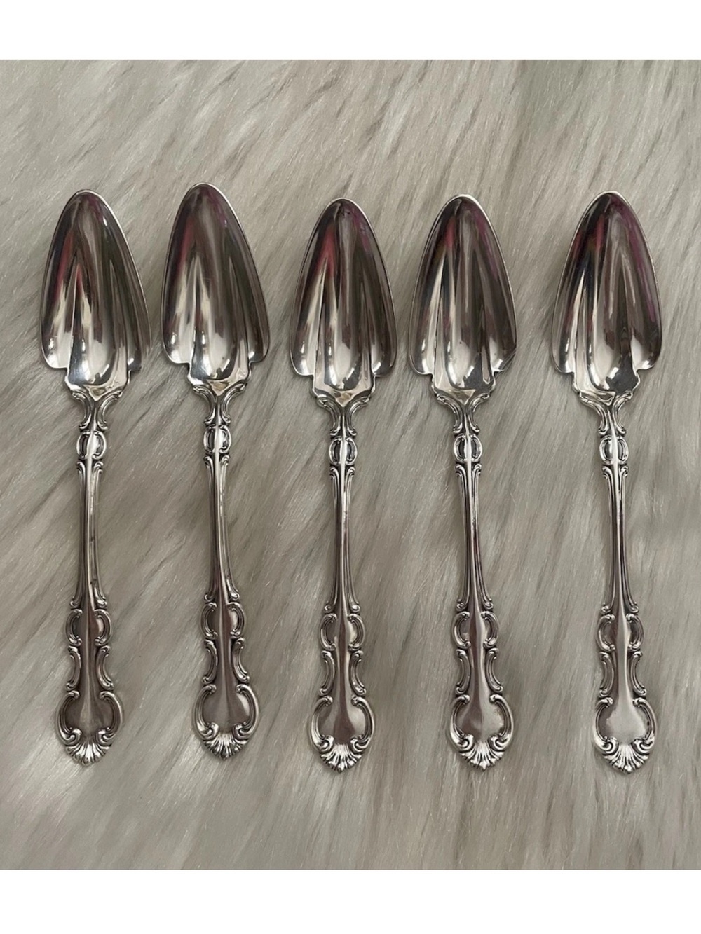 Antique 1835 R. Wallace Spoons Lot of 5